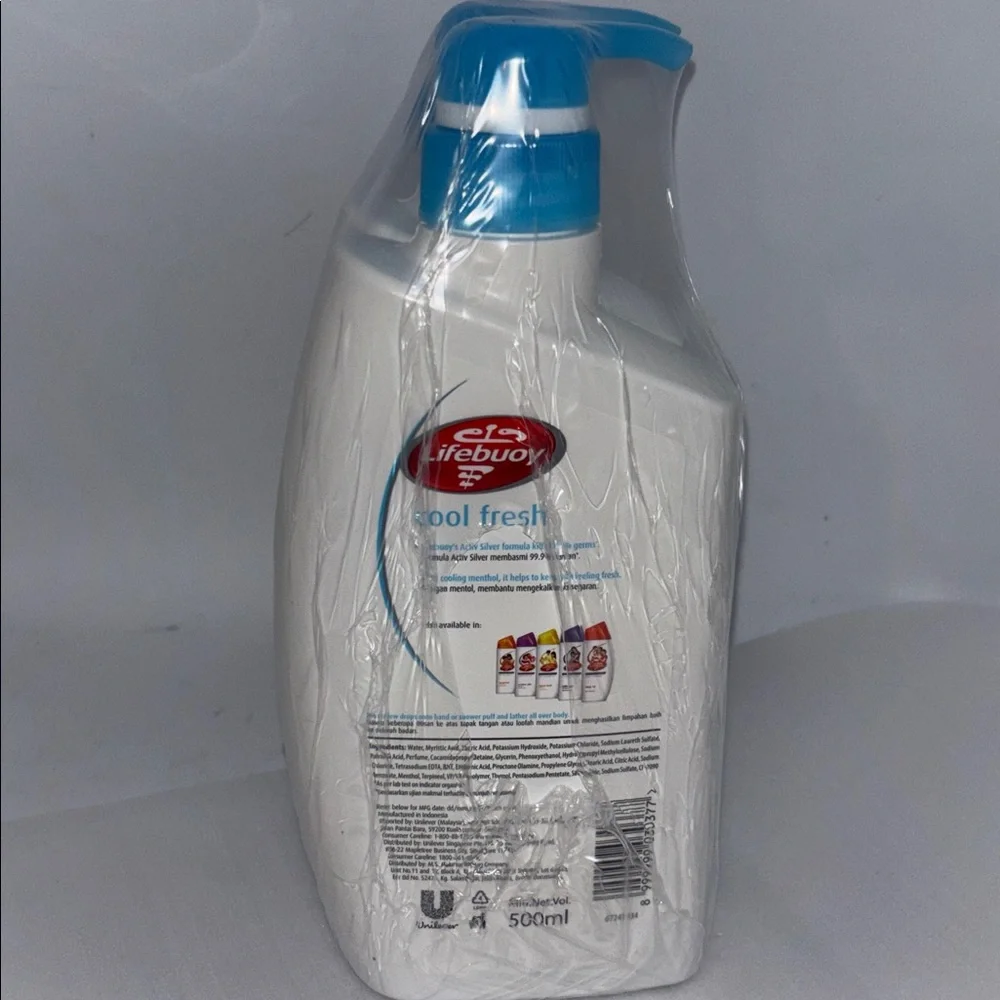Lifebuoy Antibacterial Body Wash for Men and Women and Kids 16.9 Ounce 2 pack